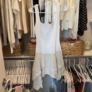 White Sleeveless Dress